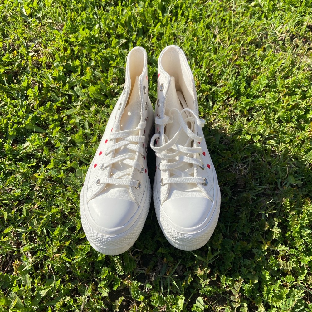 Converse Valentines Day Platform High Tops